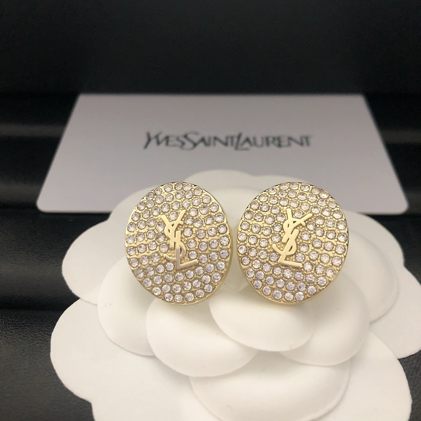 YSL crystal earrings 116395