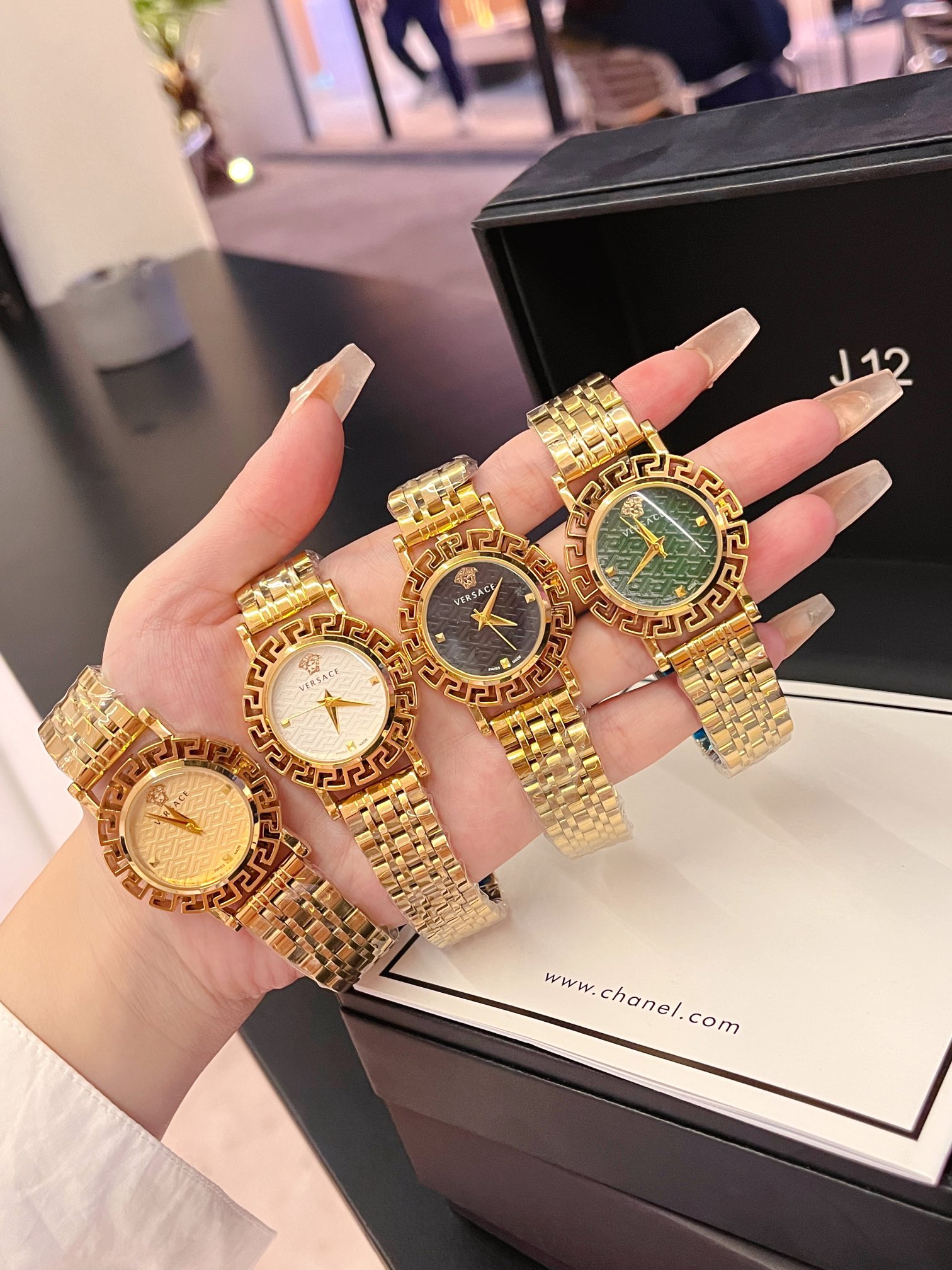 VERSACE GRECA TWIST quartz watch 116403