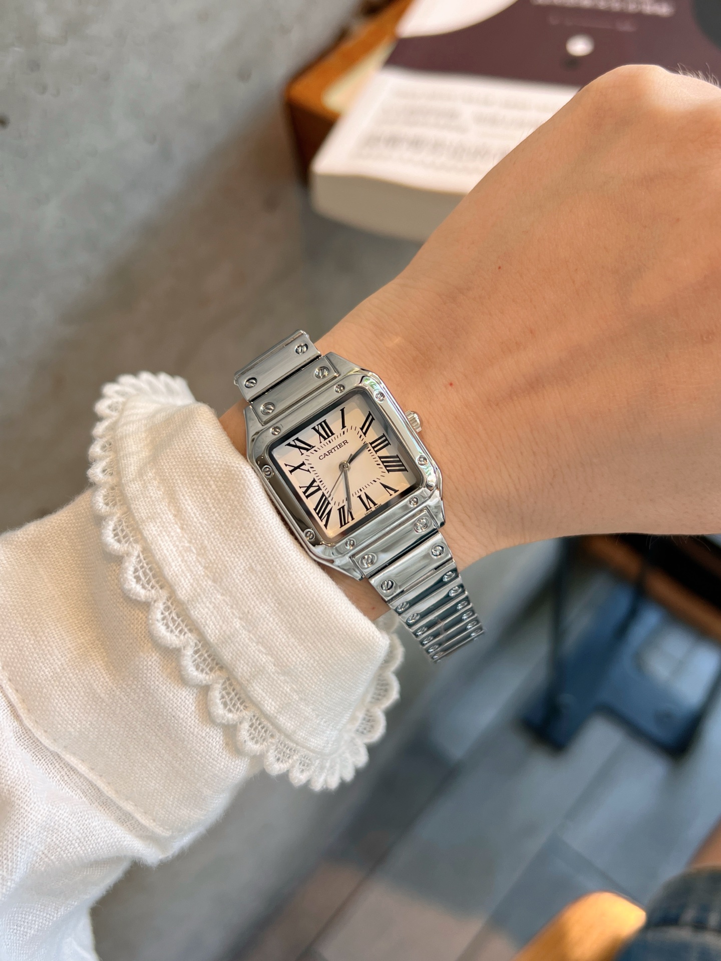 Cartier Santos-Dumont quartz watch 116401