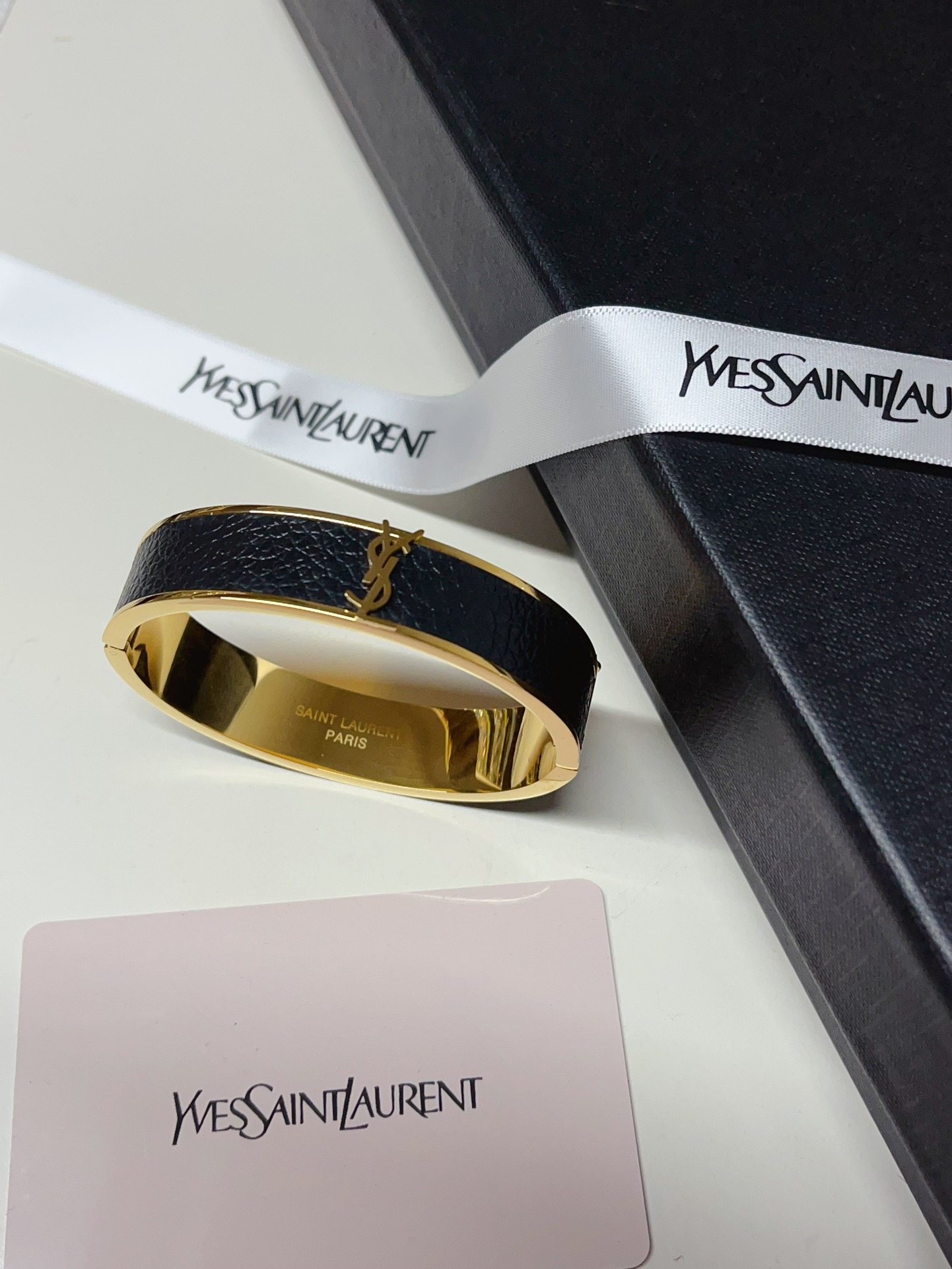 S450 YSL leather bracelet
