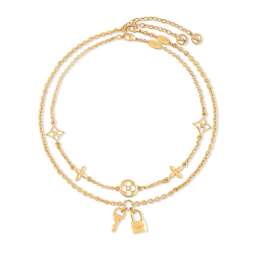 X684 Double LV ICONIC CHARMS Necklace