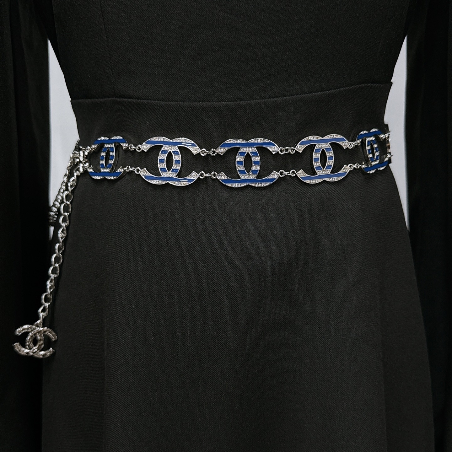 Chanel CC crystal waist chain 116595