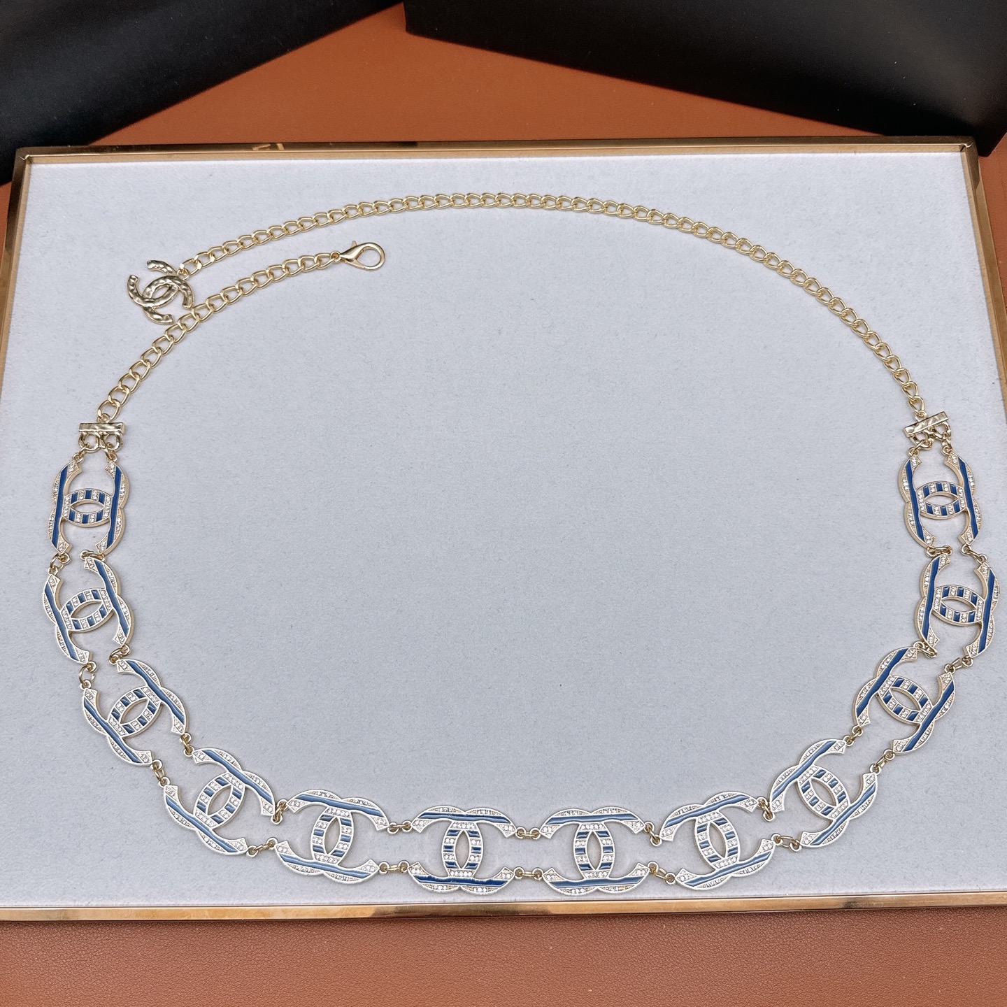 Chanel CC crystal waist chain 116595